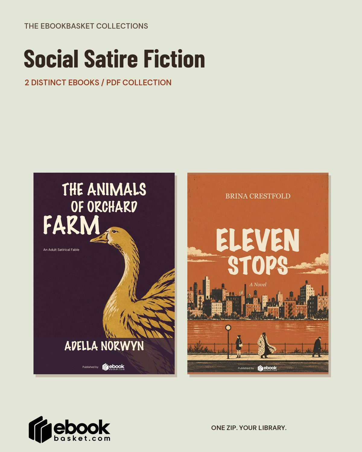 Social Satire Fiction Ebook Collection