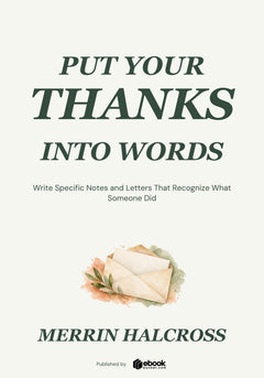 Put Your Thanks Into Words