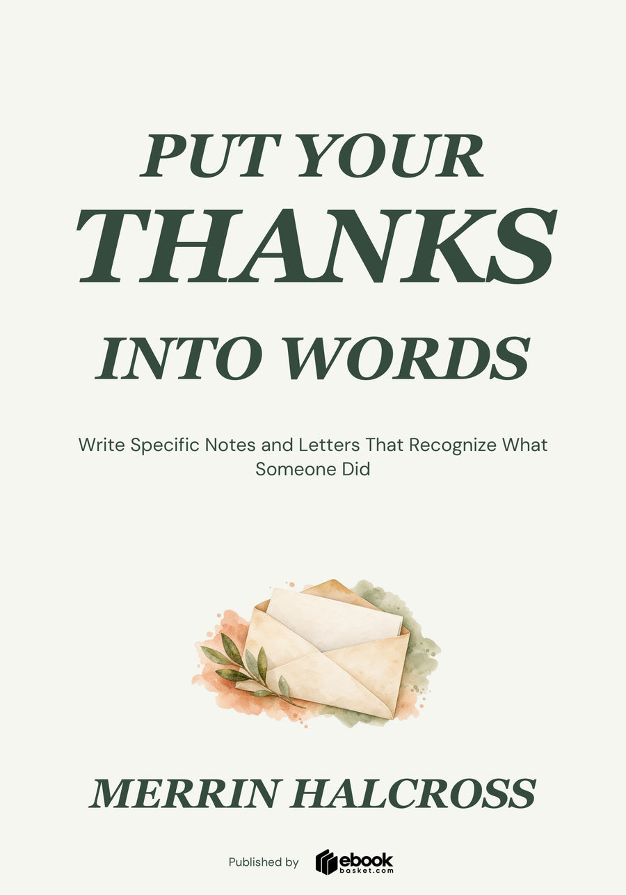 Put Your Thanks Into Words