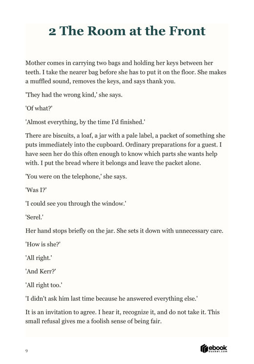 A kitchen conversation makes the false account harder to maintain