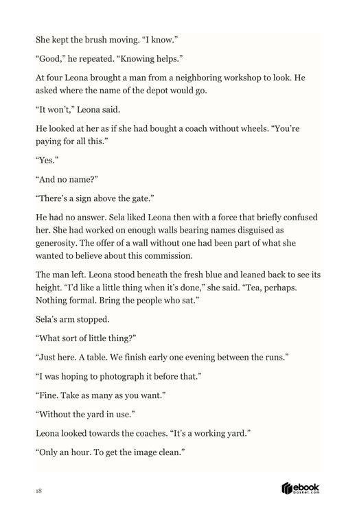 Under a Borrowed Sky: actual interior sample page 18