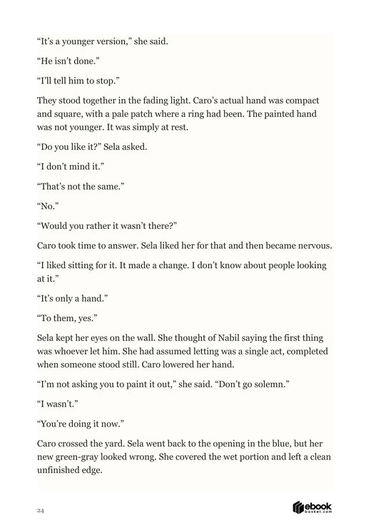 Under a Borrowed Sky: actual interior sample page 24