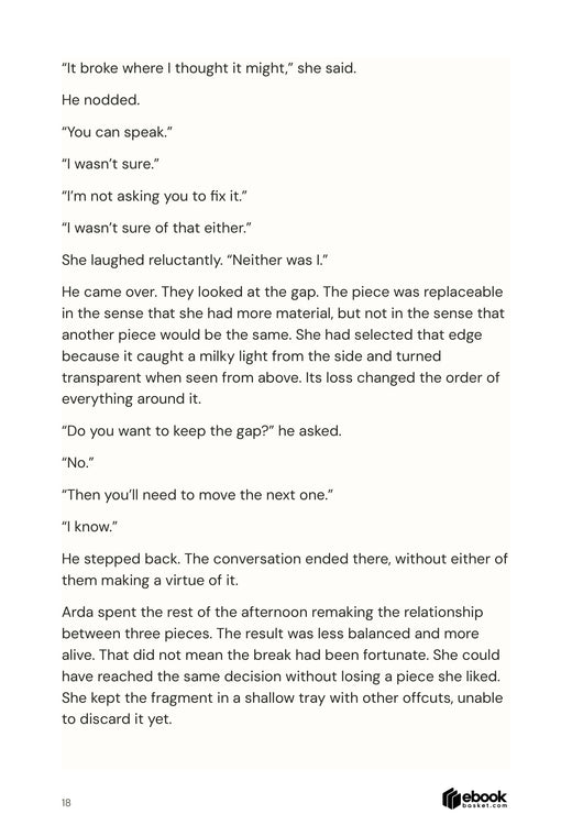 The Glass Workshop: actual interior sample page 18
