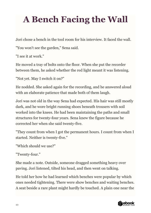 Every Quiet Word: actual interior sample page 10