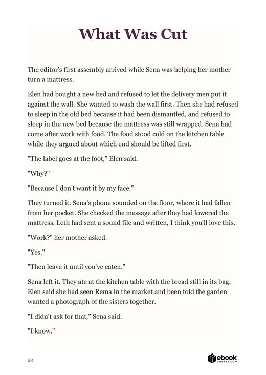 Every Quiet Word: actual interior sample page 28