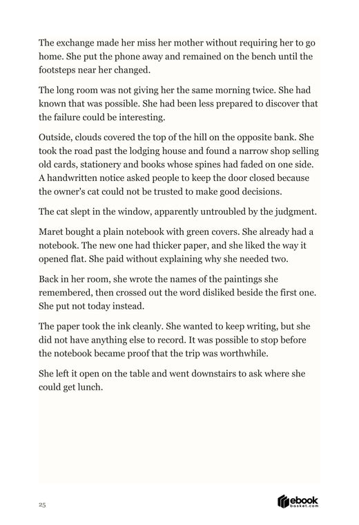 Traveling Alone Together: actual interior sample page 25