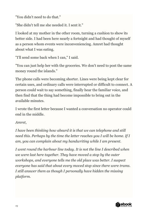 Talen begins a letter to Amret in A Lovely Defiance
