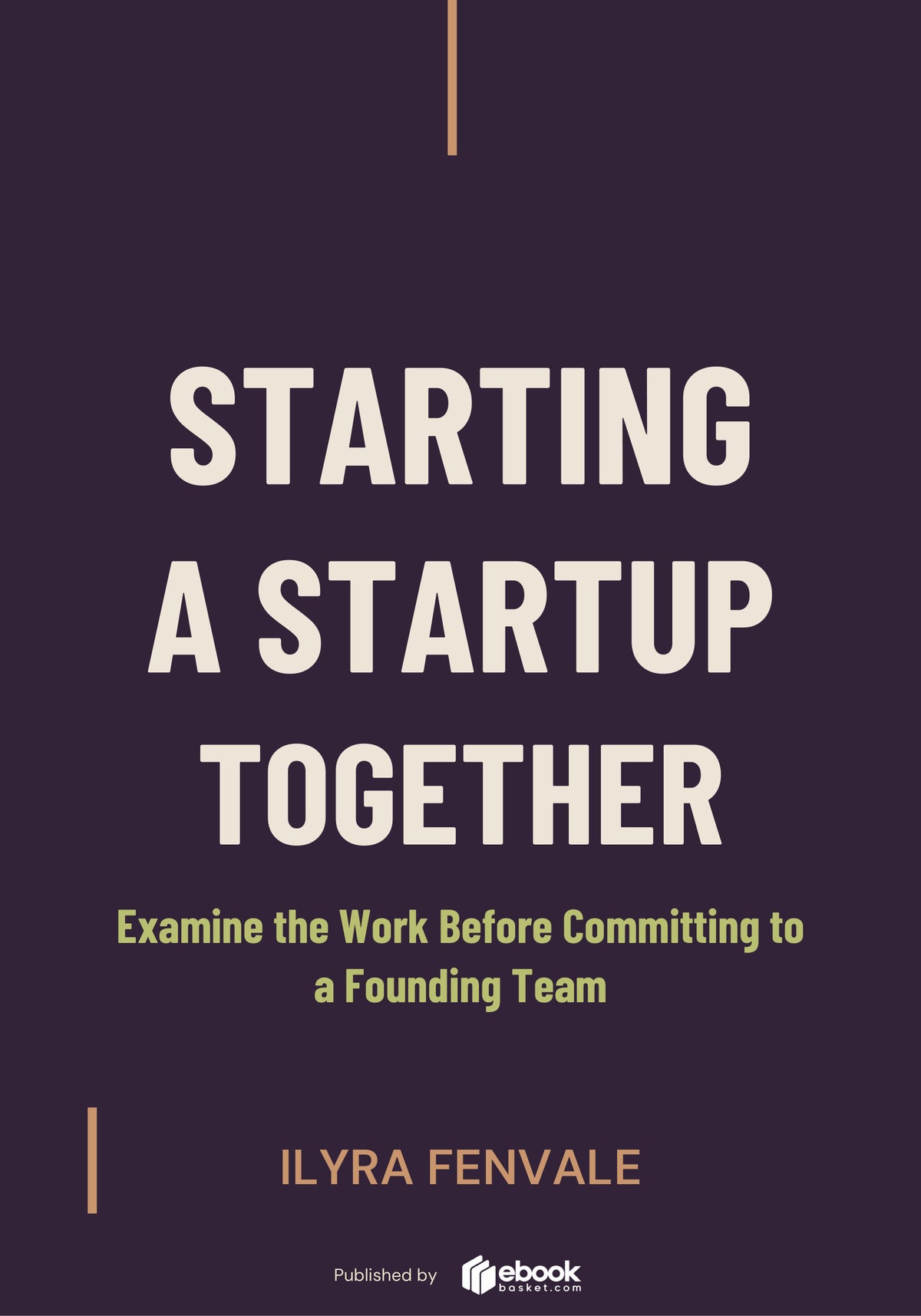 Starting a Startup Together