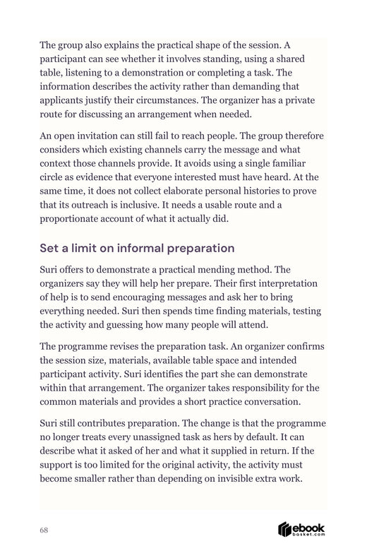 Who Shapes the World page68 worked case about practical session information and resourced preparation.