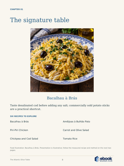 The Atlantic Olive Table: A Taste of Portugal — actual PDF page 8: The Atlantic Olive Table CHAPTER 01